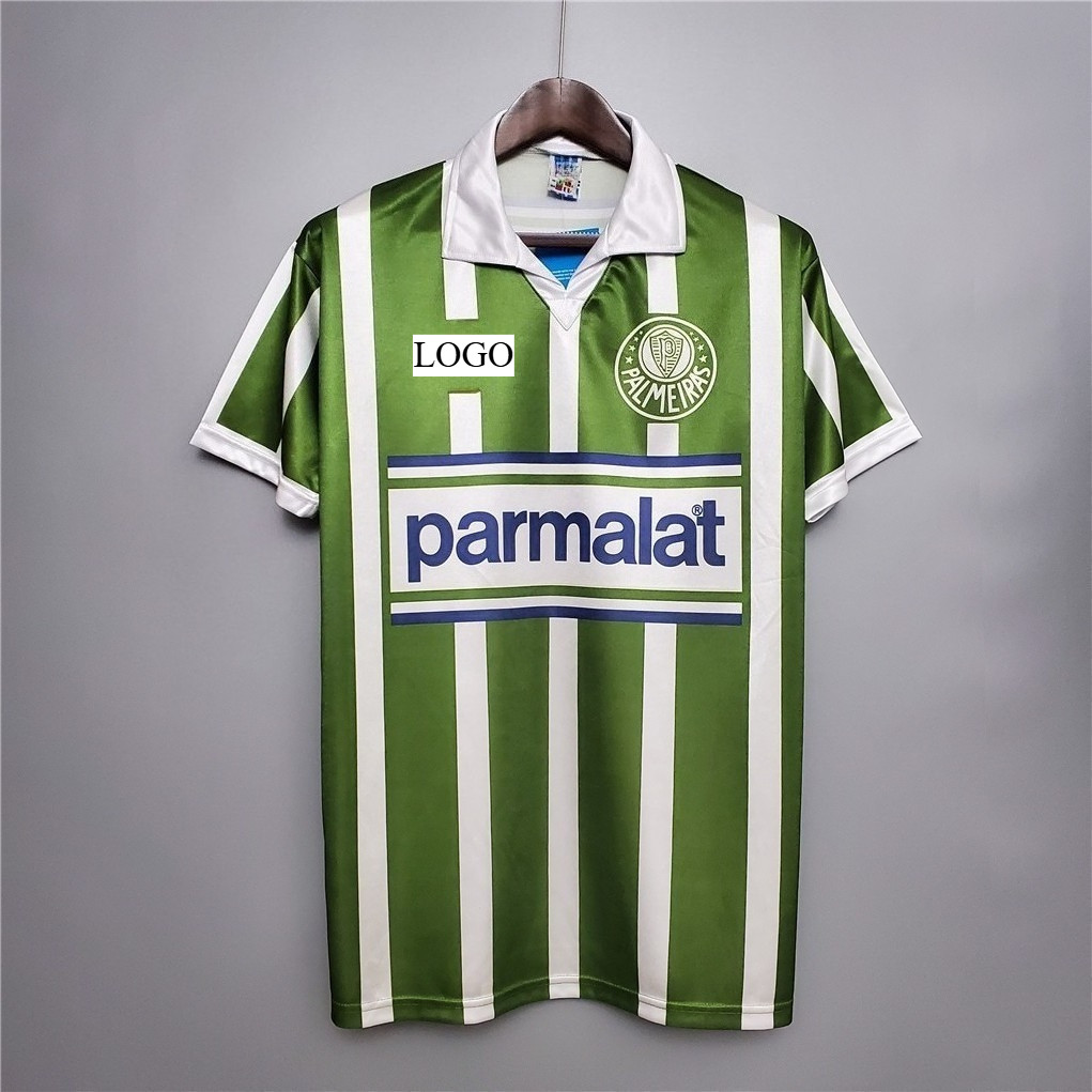 Jersey bóng đá retro Palmeiras nhà đội, chất lượng cao