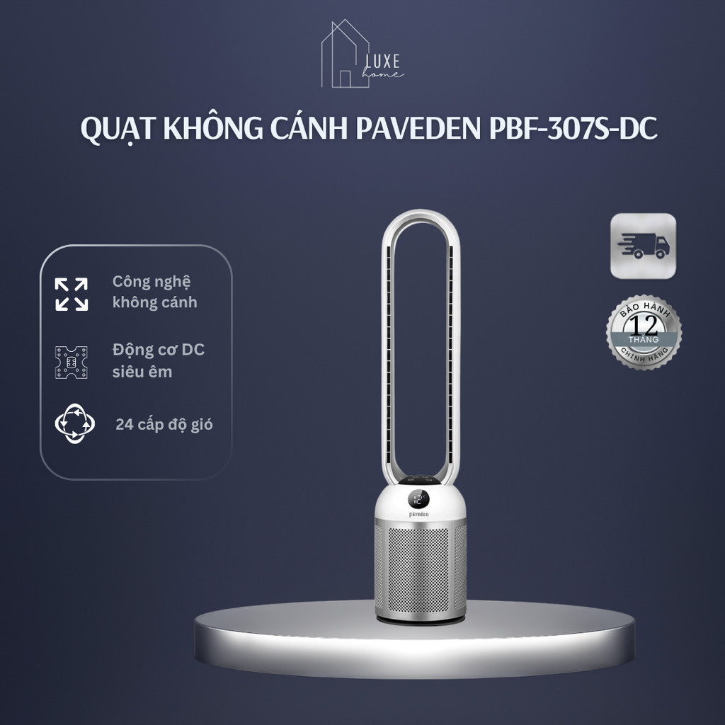 Quạt không cánh Paveden PBF-307S-DC - Đổi mới 365 ngày