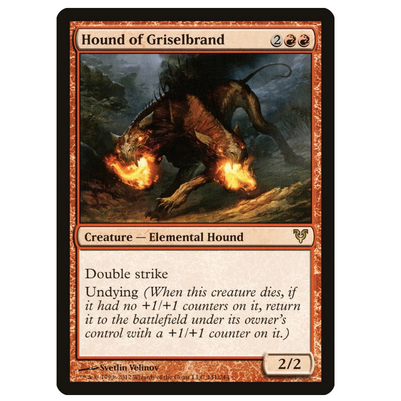 Thương hiệu Hound of Griselbrand Hound of Griselbrand Golden Red