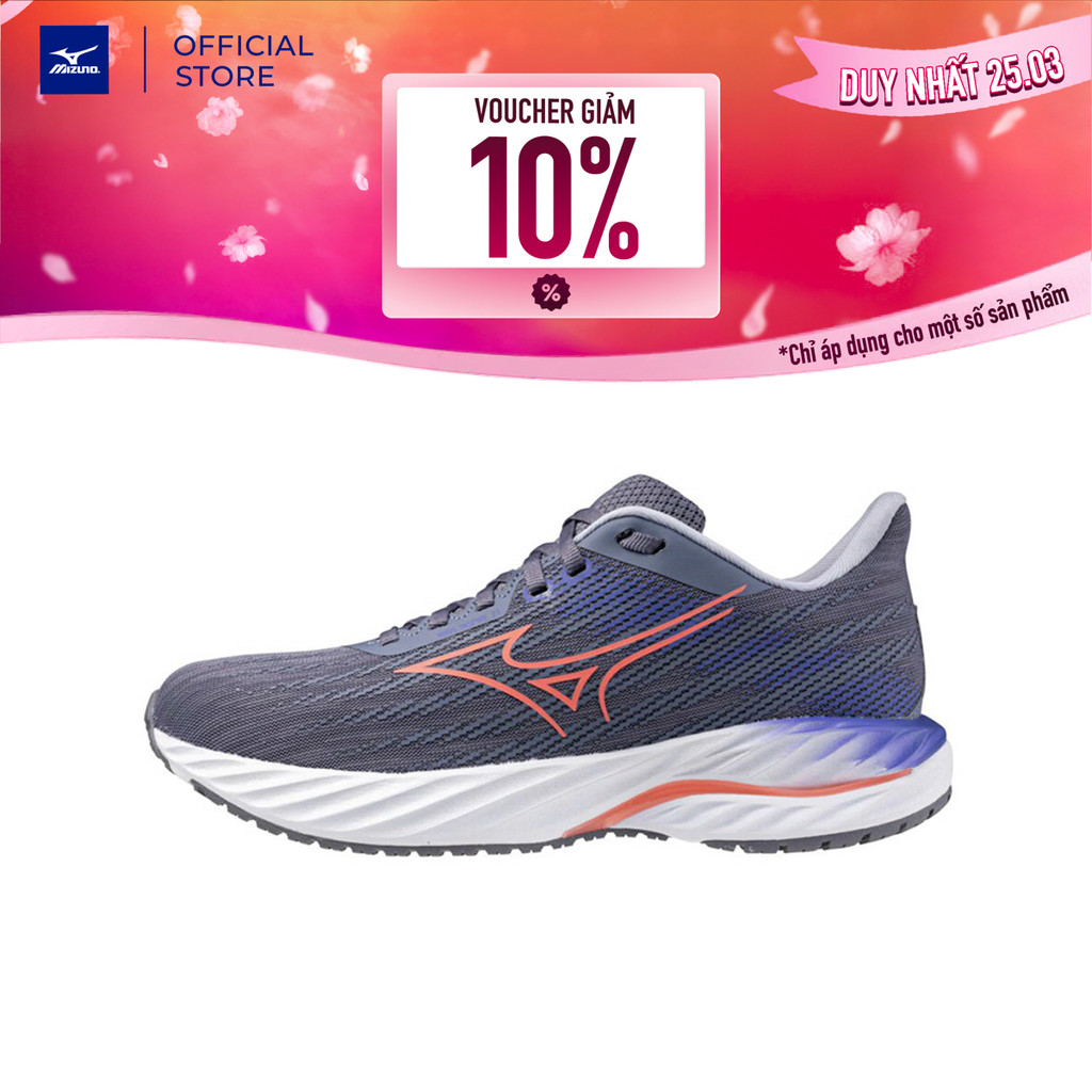 Giày Chạy Bộ Mizuno Wave Inspire 21 - Xám Tím - J1GD254471