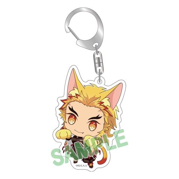 Demon Slayer: Nyaforme Acrylic Charm (Kyojuro)