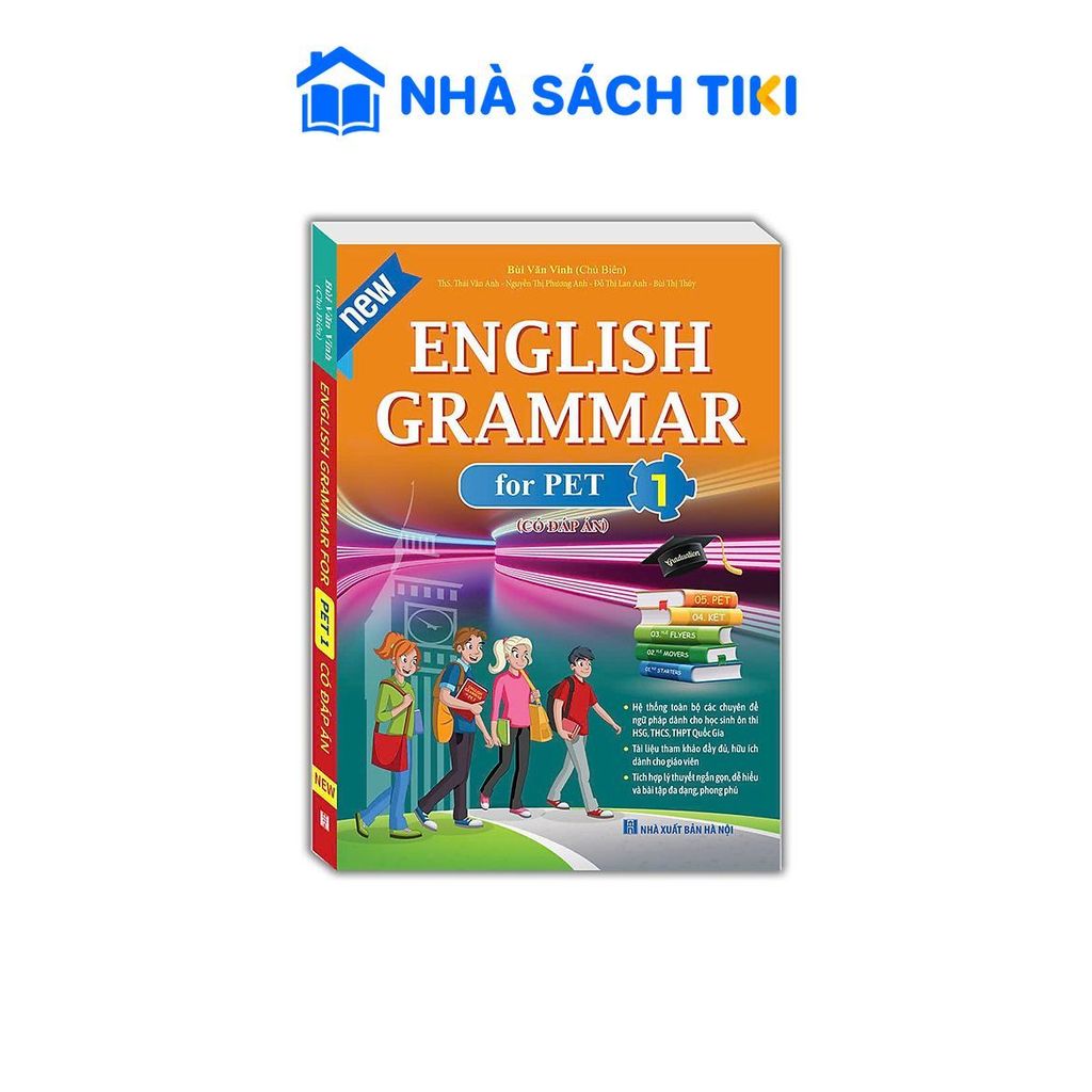 Sách English grammar for PET 1 (Có đáp án)