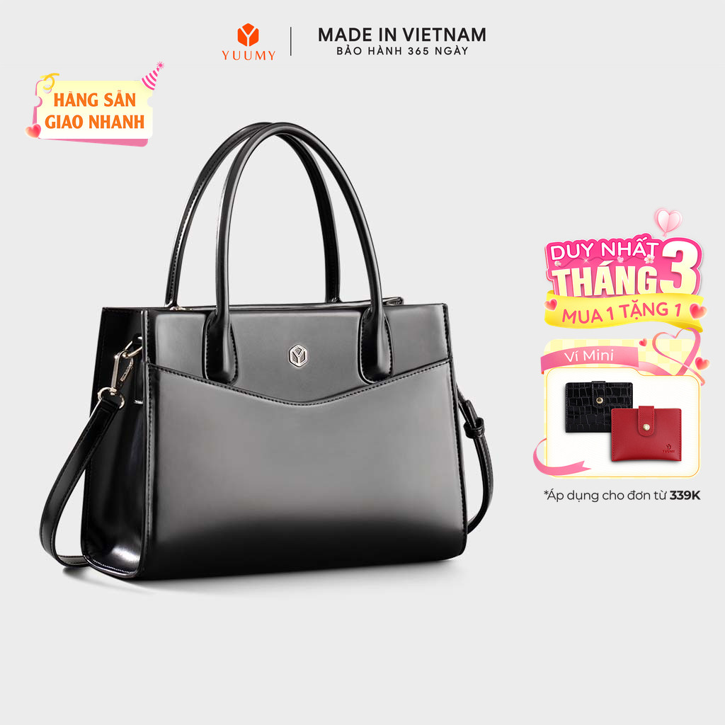 Túi Yuumy (Thời trang nữ công sở thanh lịch cỡ trung vừa A5 - Túi xách da Smooth YTX61)