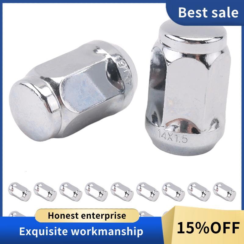 20 Chiếc 14X1.5 Lug Nuts - 19mm Lug Nut 1.38 inch Cao 3 / 4 inch Hex Chrome Lug Nuts, cho 1999-2021 