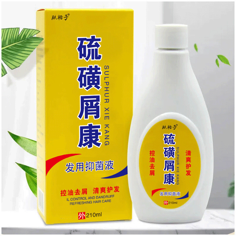 Dầu gội gàu lưu huỳnh Kangwang Chống gàu Làm mới Chăm sóc tóc Chống gàu Dầu gội chống ngứa Tóc ngứa 
