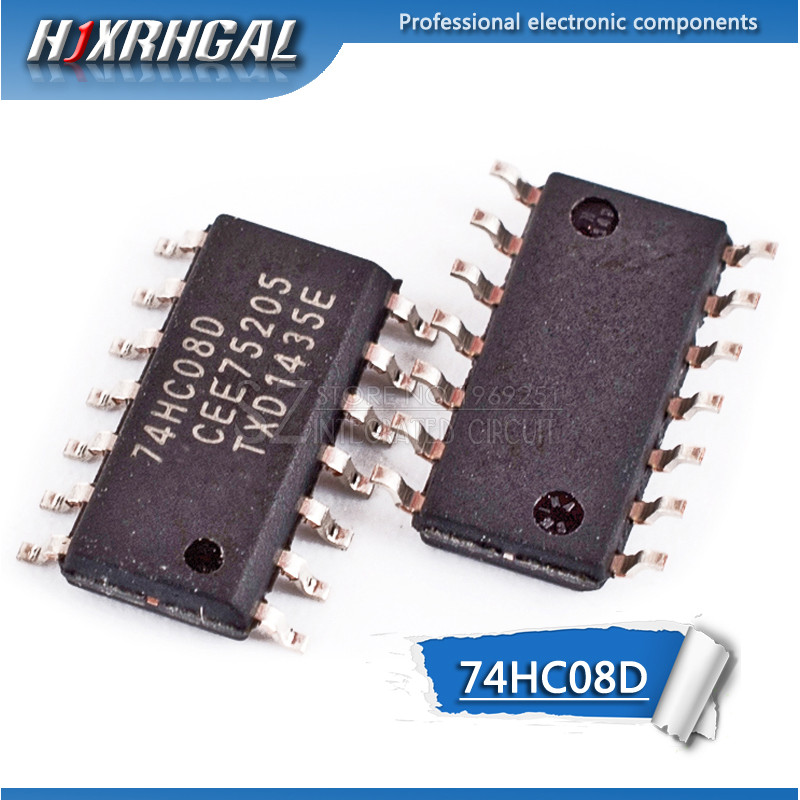 10 CHIẾC 74HC08D SOP14 74HC08 SOP SN74HC08DR SOP-14 SN74HC08 SMD IC mới và nguyên bản HJXRHGAL