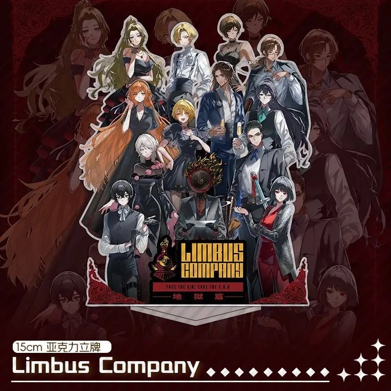 Mô hình Standee Limbus Company Acrylic Mica trang trí bàn học nhân vật Meursault Don Quixote Faust q