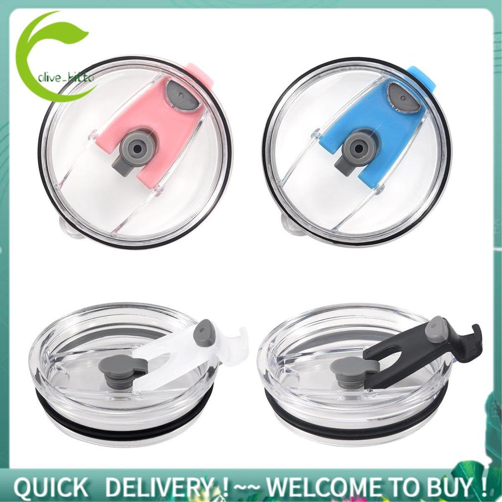 4 gói nắp tumbler 20 oz, chống tràn, phù hợp với Rambler và Ozark Trail, có lỗ ống hút thuận tiện