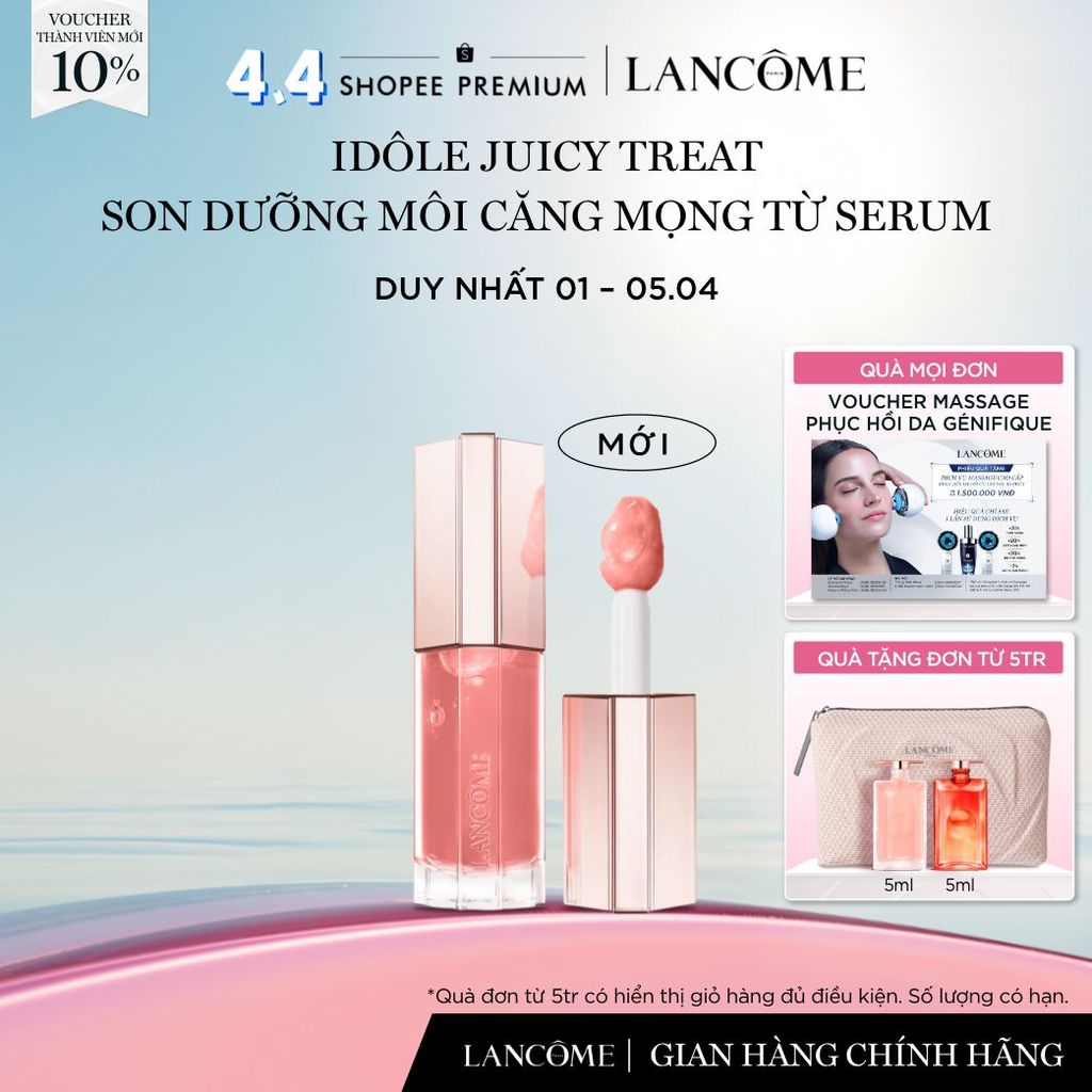 Son Dưỡng Môi Căng Mọng Từ Serum Lancome Idole Juicytreat