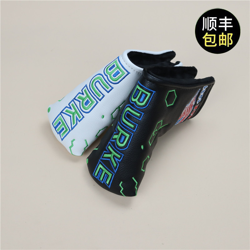 Mỹ BURKE Golf Wood Cover Head Cover Vỏ bảo vệ Vỏ thẳng Putter Cover