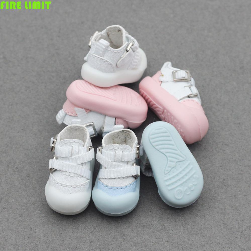 Giày keo mềm hình búp bê FIRE LIMIT, Giày búp bê OB11 BJD 1 / 12, Giày búp bê MJD BJD mềm thời trang