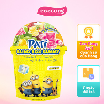Kẹo dẻo trái cây bất ngờ PATI mix vị