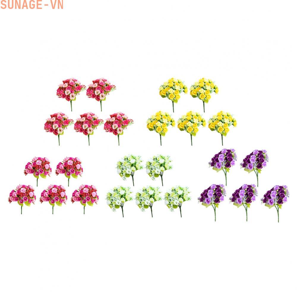 【SUNAGE】Artificial Flower Bouquet 21 Roses In Multiple Colors Maintenance-free Flowers【HOT Fashion】