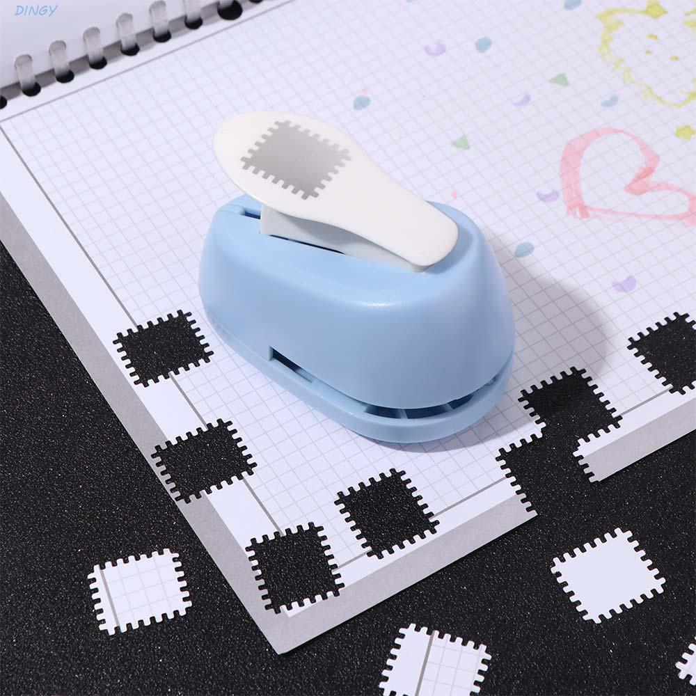 DINGY Stamp Border Punch, Hole Puncher Stamp Shape Máy Dập Nổi, Đồ Dùng Học Tập Cắt Thủ Công Cắt Giấ