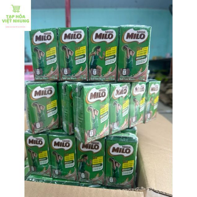 COMBO 5 LỐC SỮA MILO 110ml (4 hộp *110ml) DATE MỚI GIÁ CỰC TỐT