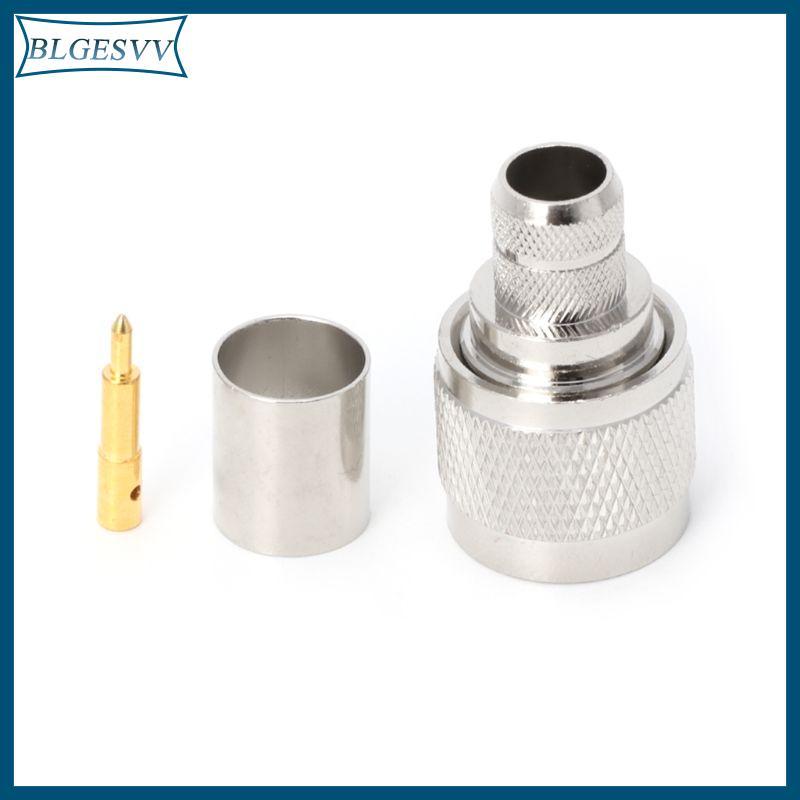 Blg 1 Bộ N Loại Uốn Cắm RF Kết Nối Bộ Chuyển Đổi Đồng Trục Cho LMR400 RG8 Ca