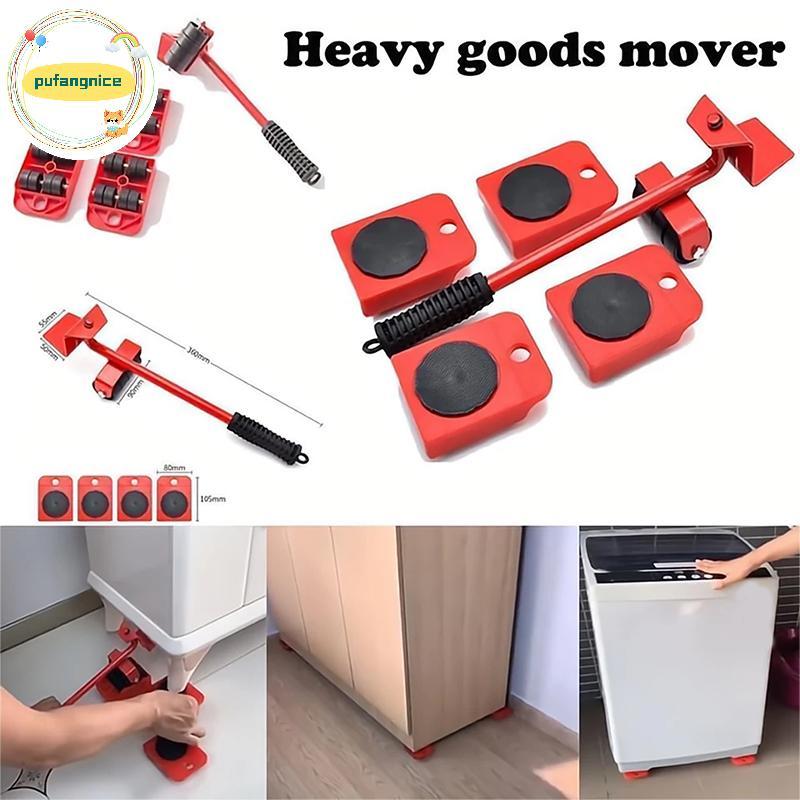 Pufangnice Đồ Nội Thất Hạng Nặng Nâng Dụng Cụ Vận Chuyển Nội Thất Mover Bộ 4 Di Chuyển Con Lăn 1 Bán