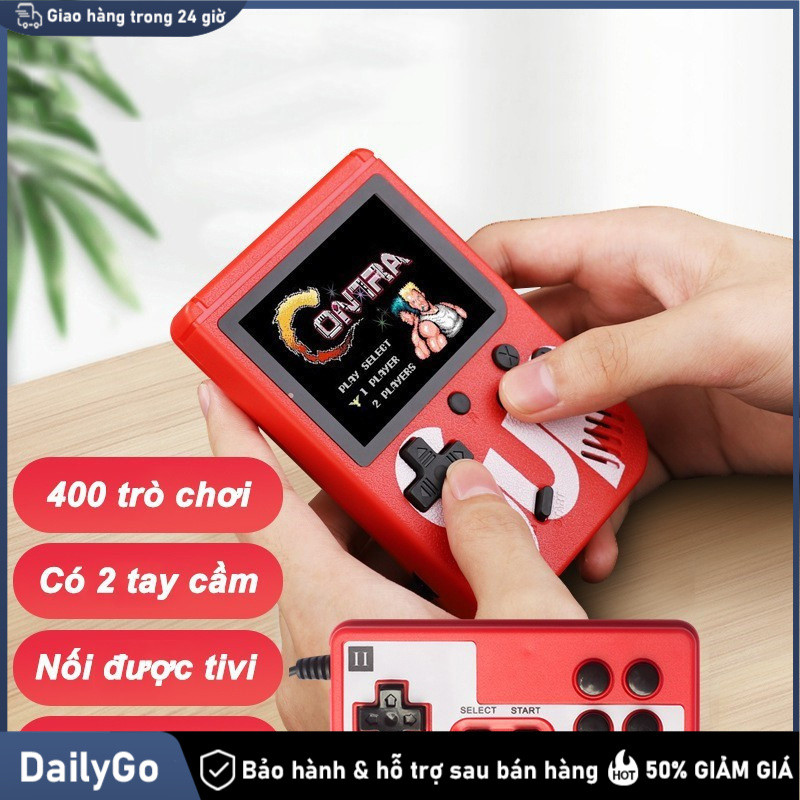 Console game giải trí SUP 400, Máy Chơi Game, Retro / Cổ Điển, Sup 400 in 1, Kèm Tay 2 Cầm, Cầm Tay