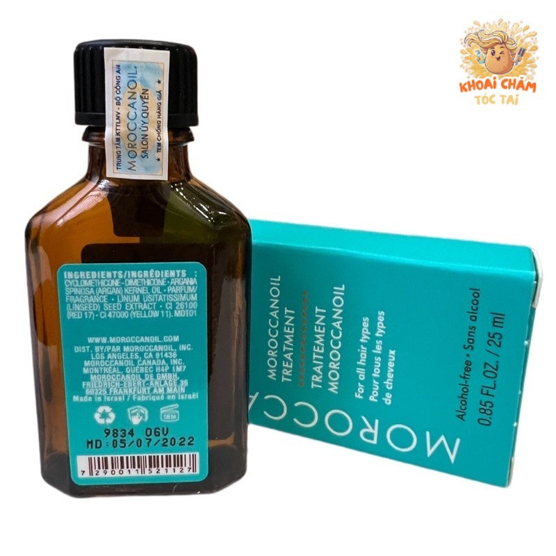 Tinh dầu dưỡng tóc Moroccanoil Treatment Original 10ml ( New 2025 ) - MQK
