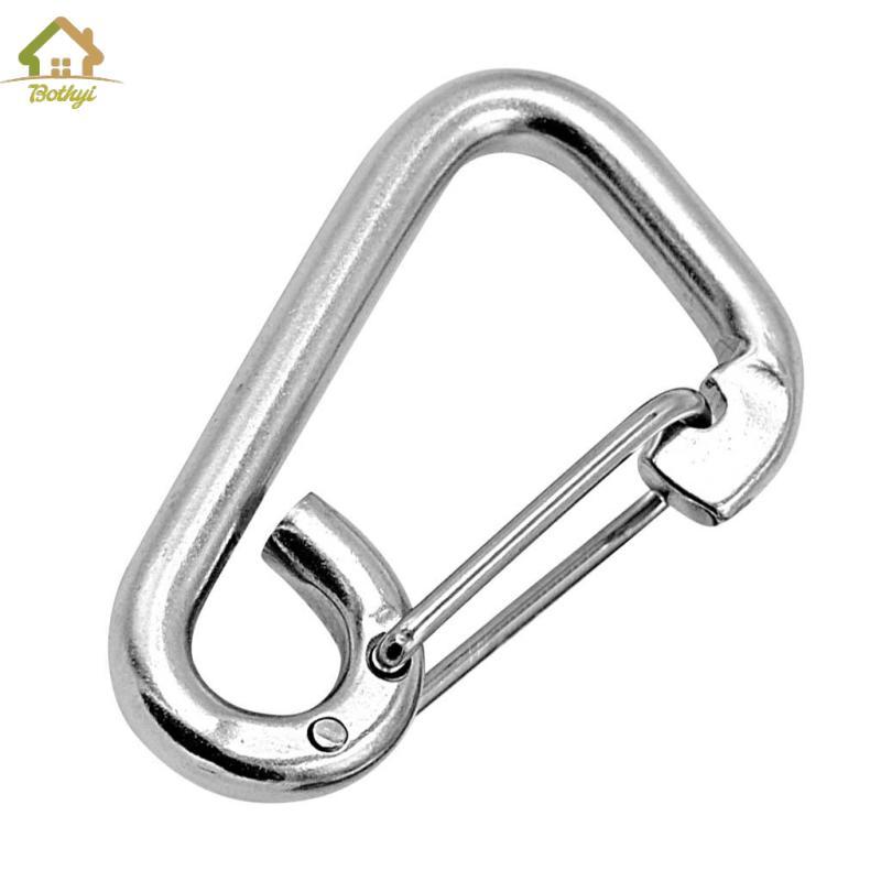 Móc khóa móc khóa móc khóa bằng thép không gỉ 304 - Bạc, M6 60mm