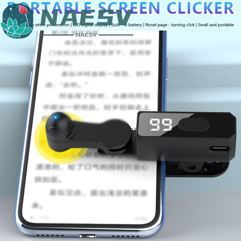 NAESV Screen Auto Clicker, Thiết bị clicker tự động có thể sạc lại liên tục, Chân máy cảm ứng Tapper
