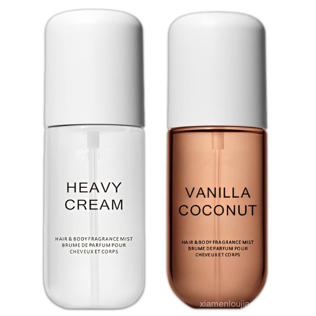 Nước Hoa Xịt Toàn Thân & Tóc Heavy Cream - Hương Dừa Vani Cho Nữ & Nam, Mùi Hương Lâu Dài, 50ml (Gói