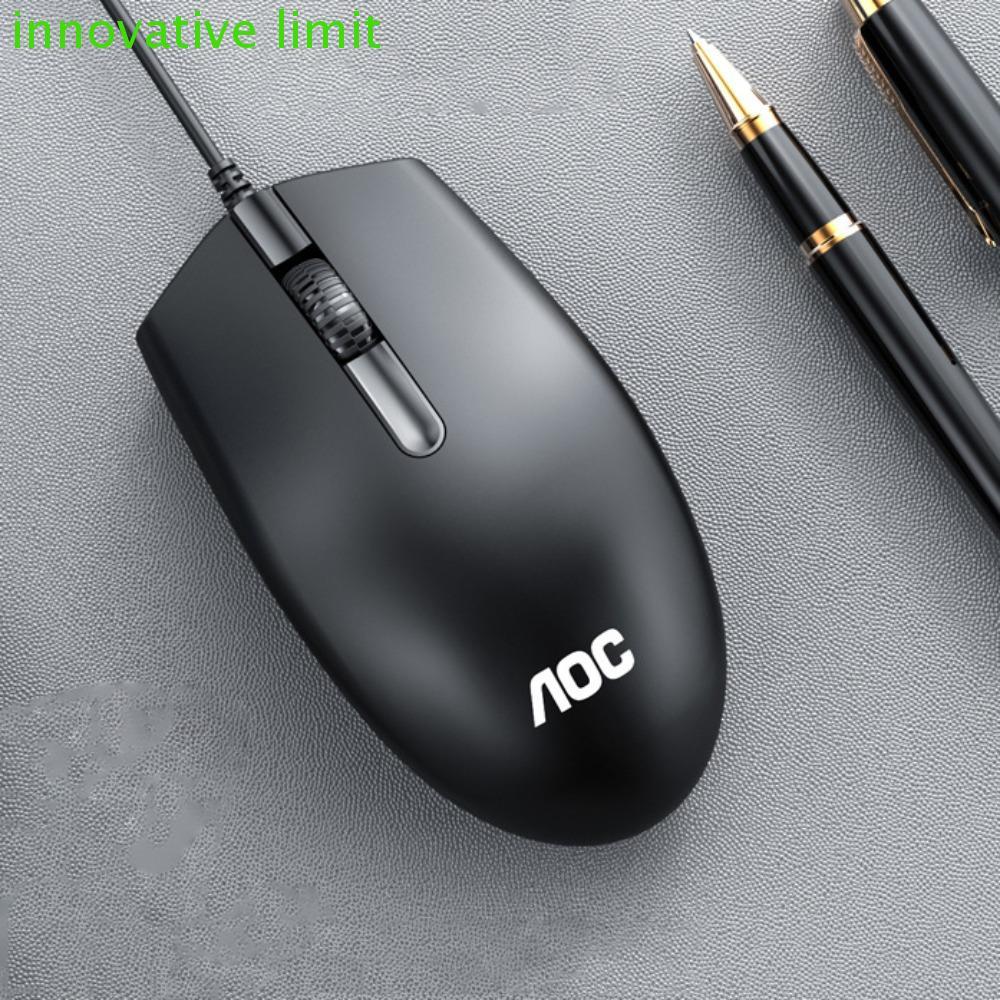 Chuột USB DYRUIZA, Chuột có dây 3 nút Ergonomics, Máy tính để bàn di động 1200 DPI AOC Chuột máy tín