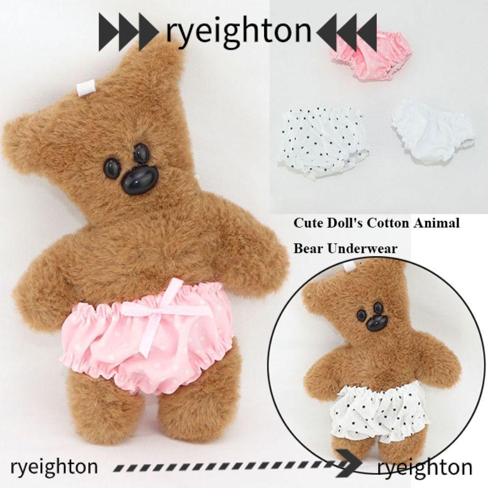 Đồ lót búp bê RYEIGHTON 30cm, Đồ lót Cotton co giãn dễ thương, DIY 3 kiểu trang trí nhà búp bê 1 / 6