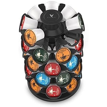 EVERIE Coffee Pod Storage Carousel Holder Organizer Tương thích với 40 Keurig K-Cup Pods