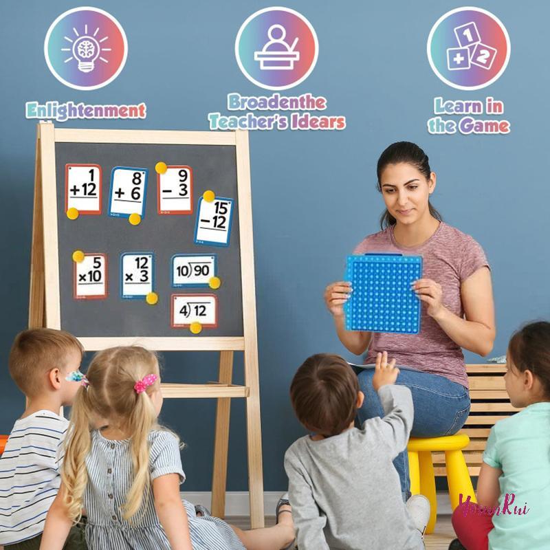 YosunRui] Nhân Thẻ Flash Bảng Toán Toán Toán Thao Tác Toán Học Thẻ Flash Toán Trò Chơi Toán Học Cho 