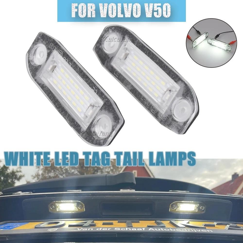 Đèn Xenon Trắng Full LED Biển Số Cho Volvo S80 XC90 S40 V60 XC60 S60 C70 XC70 V70 Số Đèn Kiểu Xe