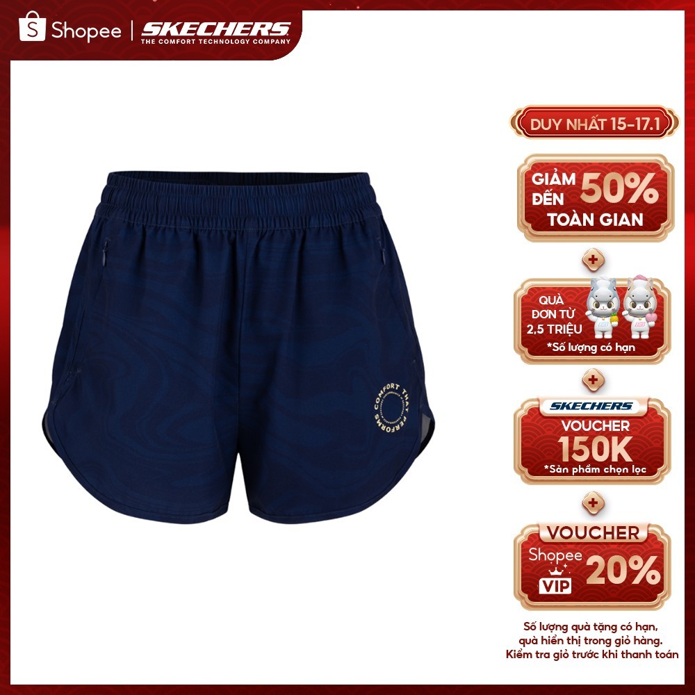 Quần Đùi Thể Thao Nữ Skechers Performance Dynamic Walking Collection Shorts - SP125W172-NV04 Online 
