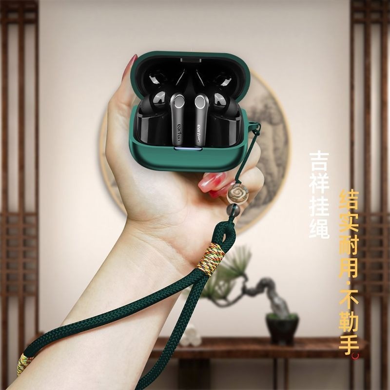 Ốp lưng cho EarFun Air Pro 4 +, Vỏ tai nghe silicon lỏng cho EarFun Air Pro 4 Plus