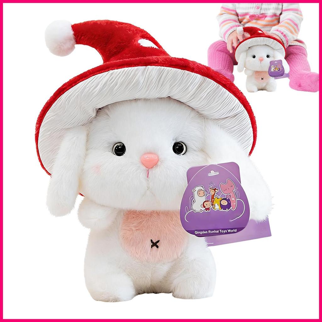 Thỏ Sang Trọng Thỏ Đáng Yêu Phục Sinh Sang Trọng Đồ Chơi Đáng Yêu Mũ Nấm Thỏ Gối Cho Trẻ Em Bé Trai 