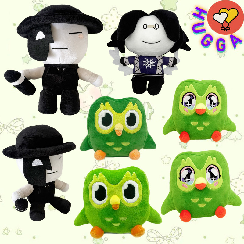 ❤HUGGA❤Đồ chơi sang trọng nghệ thuật Kawaii Forsaken Chance Plushie Doll Duolingo Plushie Soft Trẻ e