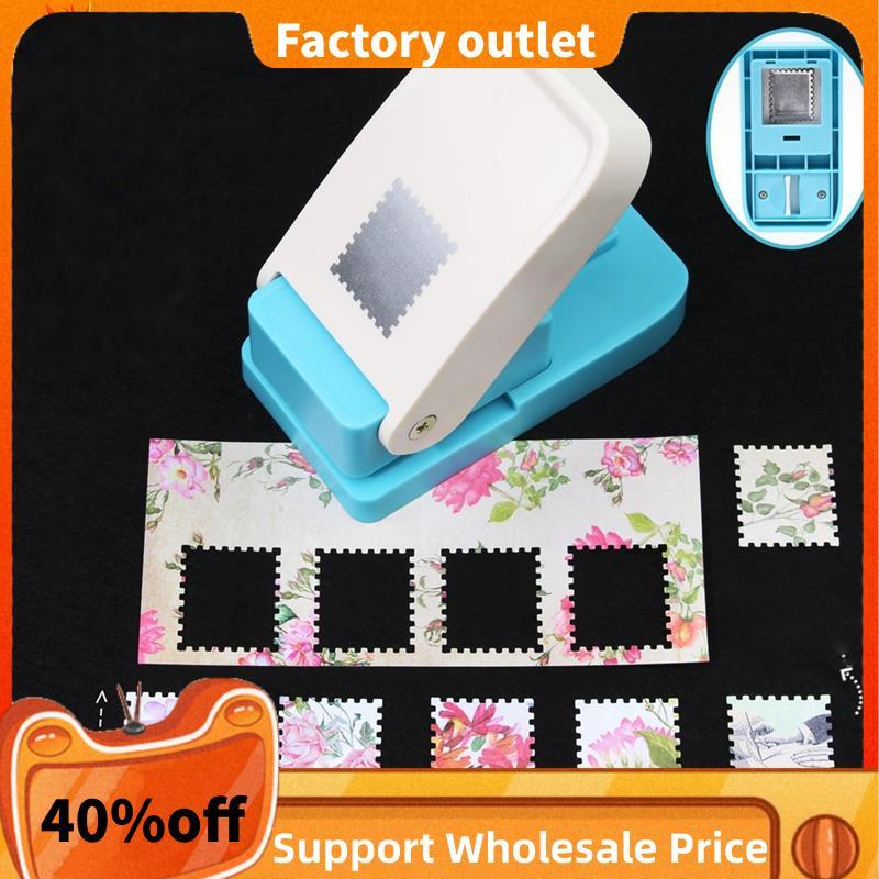 Lever Action Craft Punch 2.6x2.1cm Hình Chữ Nhật Tem Cho Giấy Thủ Công Scrap Booking Punching Tool