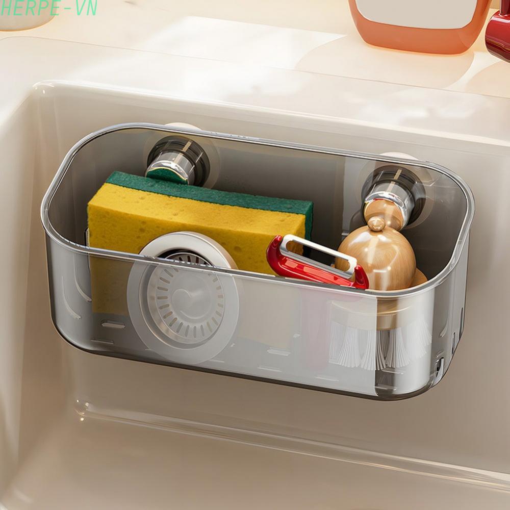 [HERPEVN]Kitchen Organizer Clutter-Free Sink Area Compact Design Easy Installation Design[Ready stoc