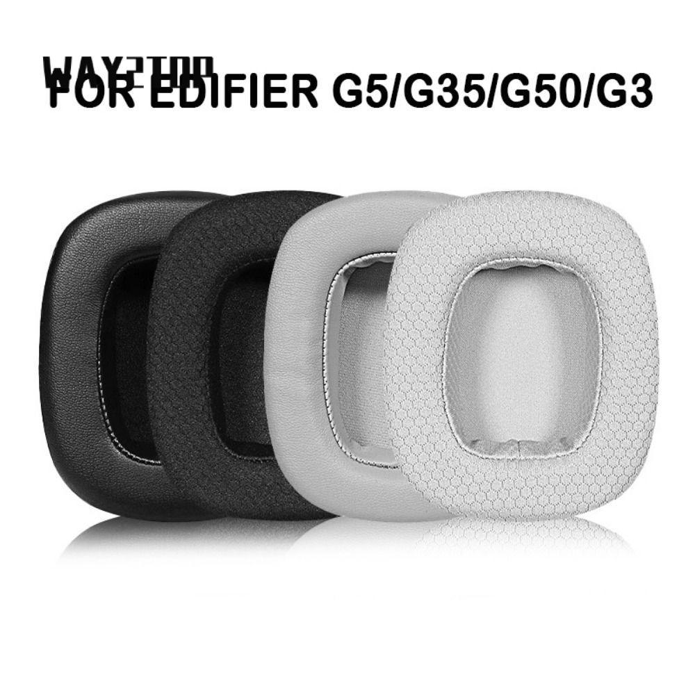 WAY2TOP 1 Cặp Miếng Đệm Tai Nghe, Phụ Kiện Tai Nghe Da Protein Đệm Tai, Phụ Kiện Sửa Chữa Bọt Xốp Th