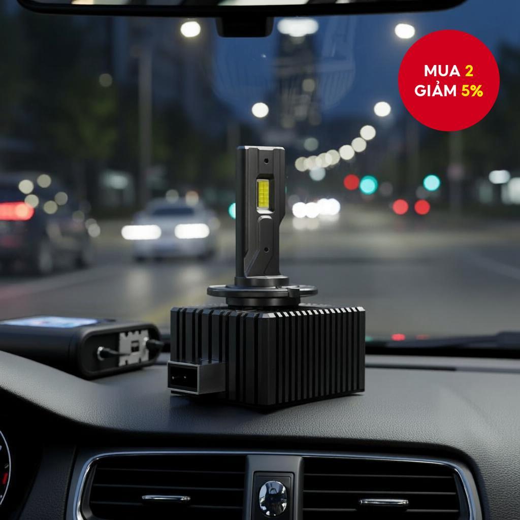 2 cái 30000LM D1S D3S Đèn pha 35W D2S D2R D4S D4R D5S D8S Bóng đèn LED Canbus Tự động cho xe hơi 600