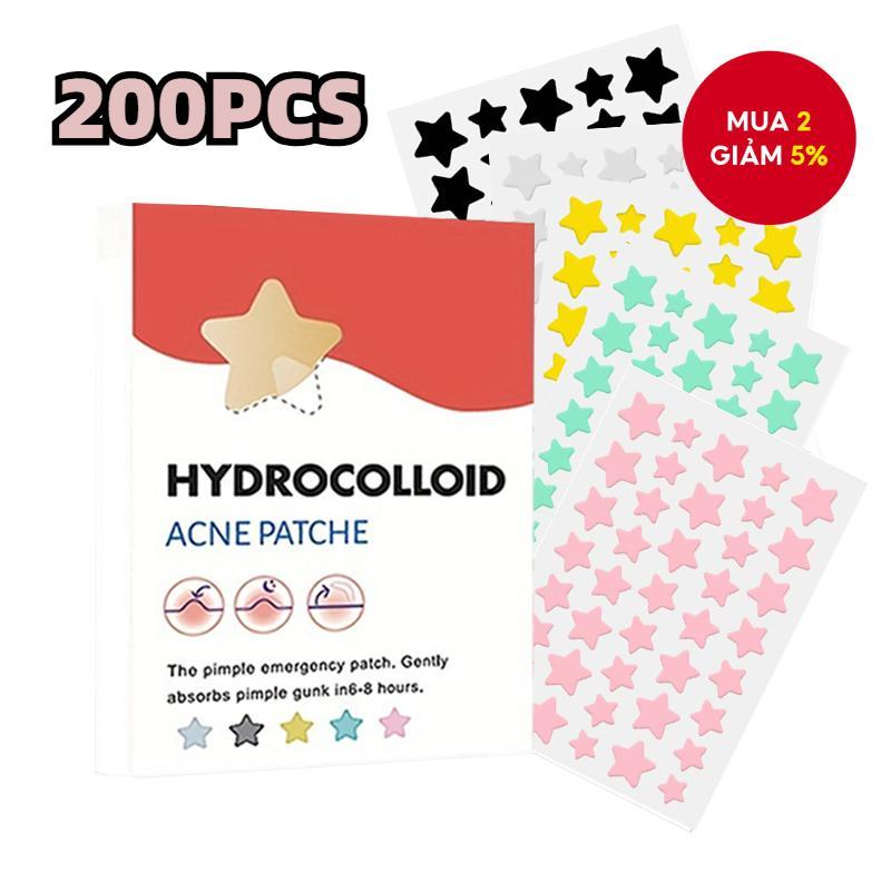 Miếng dán mụn Hydrocolloid 200 miếng, miếng dán mụn, miếng dán mụn Hydrocolloid, miếng dán mụn Hydro