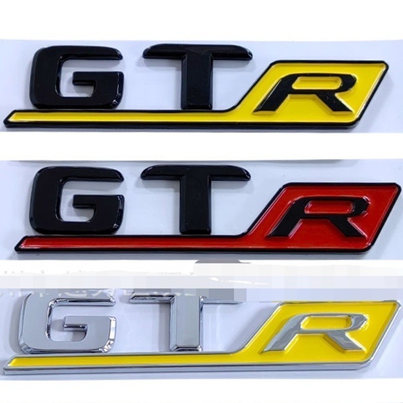 Thích Hợp Cho Mới Mercedes-Benz Benz AMG Logo Ô Tô GTR Sửa Đổi GTR Logo Xe Phía Sau Đuôi Logo Xe Hơi