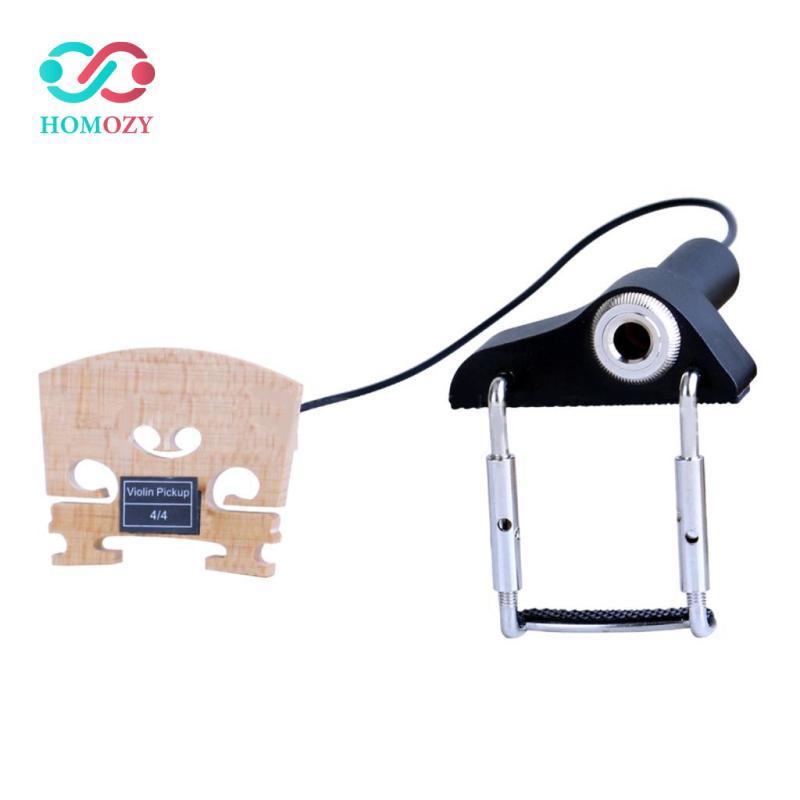 Pickup cho violin cầm tay Piezo Violin Pickup Nhạc cụ Micro