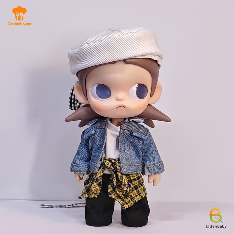[Kitten-t] Dành Cho Zsiga 1 / 8 Tỉ Lệ Bjd Doll Denim Jaet Mới Thay Thế Búp Bê Quần Áo Búp Bê Phụ Kiệ