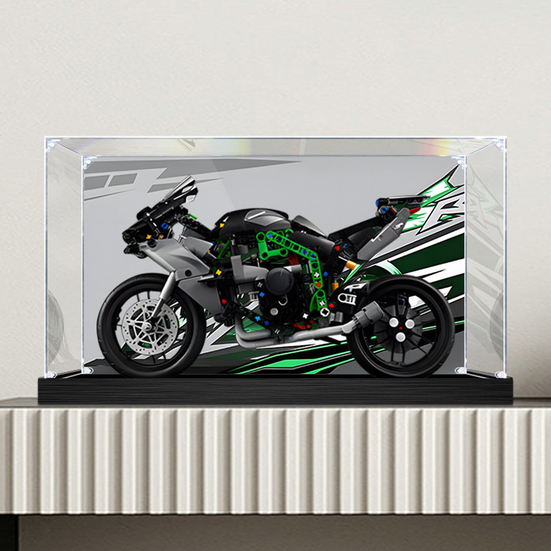 [Hộp trưng bày acrylic] Hộp trưng bày acrylic Thích hợp cho Lego 42170 Bộ máy móc Kawasaki Ninja H2R