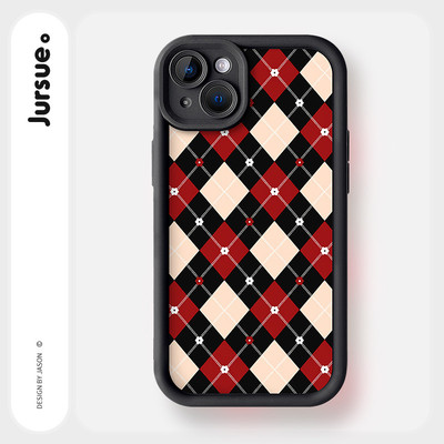 JURSUE Ốp lưng Nghệ thuật cổ điển chống sốc chống bẩn mềm cho iPhone 17 Air 16 15 14 13 12 11 PRO MAX SE 2020 X XR XS ip 8 7 Plus MZ50328Q -J