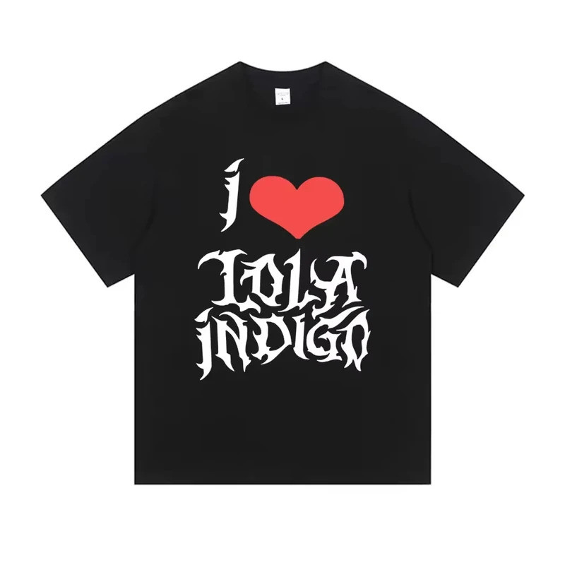 2026 Tôi Yêu Lola Indigo Tour In Hình Áo Thun Thời Trang Tay Ngắn Cổ Tròn Cho Nữ