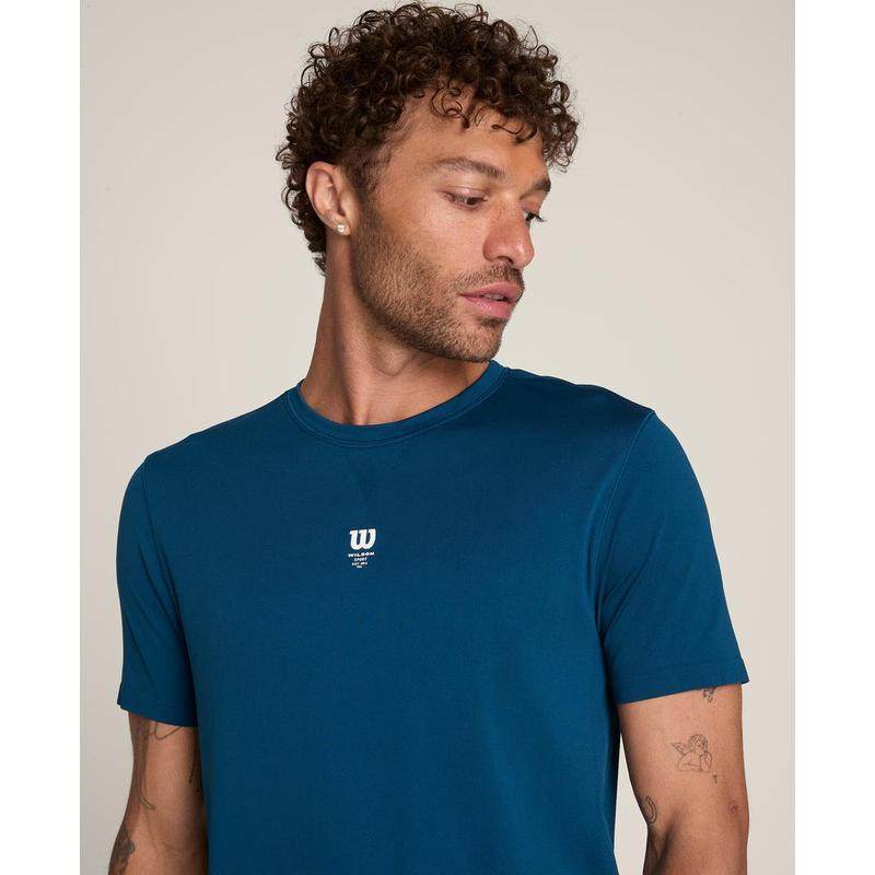 Áo thun thể thao nam Wilson Wilson Cotton tay ngắn thoải mái