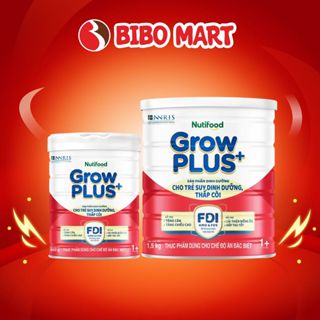 Sữa GrowPLUS+ Đỏ Lon 1,5kg Hỗ Trợ Tăng Cân Phát Triển Não Bộ Chiều Cao Dành Cho Bé - Bibo Mart