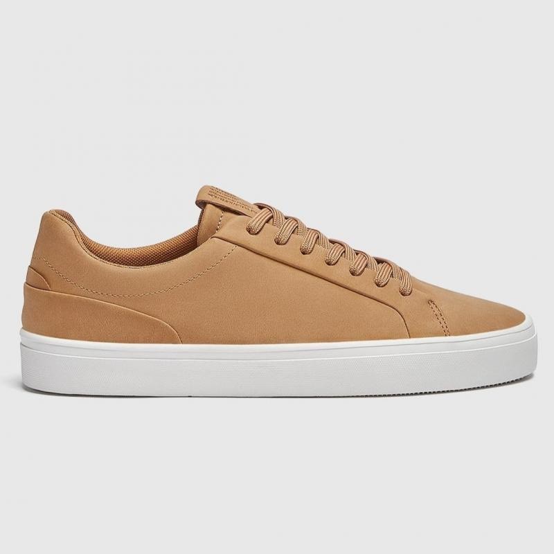[Rẻ vô địch] Giày thể thao sneaker Pull&Bear chính hãng Brown Classic - Nâu Dáng cổ điển
