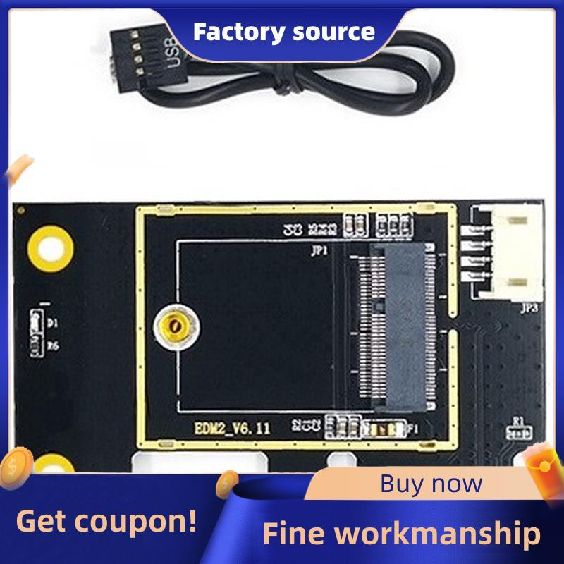 Thẻ chuyển đổi thẻ mạng không dây NGFF M.2 sang PCIE Hỗ trợ thẻ mạng 7260 8265 1650 1675X AX200 AX21